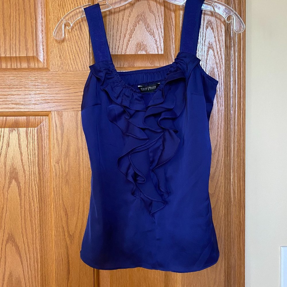 Beautiful Silky Blue Tank Top